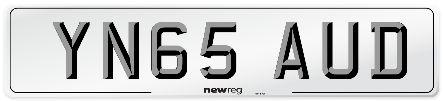 YN65 AUD Number Plate from New Reg